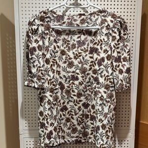 Chic Floral Women's Blouse